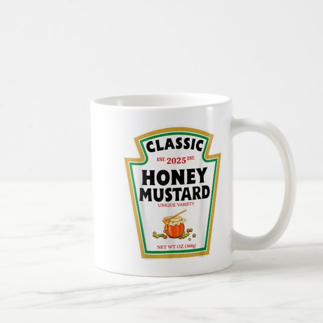 Honey Mustard Diy Halloween Costume Matching Group Kaffeetasse (Rechts)