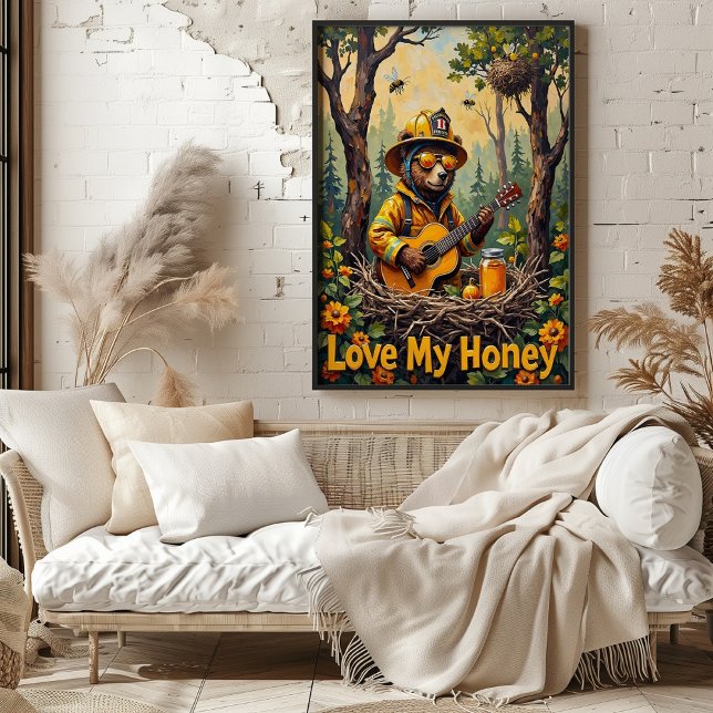 Honey Nest Serenade: Bärensüße Poster (Von Creator hochgeladen)
