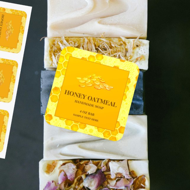 Honey Oatmel Label Soap Sticker (Von Creator hochgeladen)