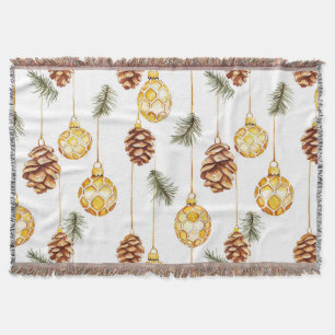 Honey Pine Cones Christmas Decke
