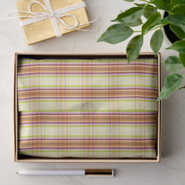 Honey Plaid TFTN Seidenpapier (Geschenk)