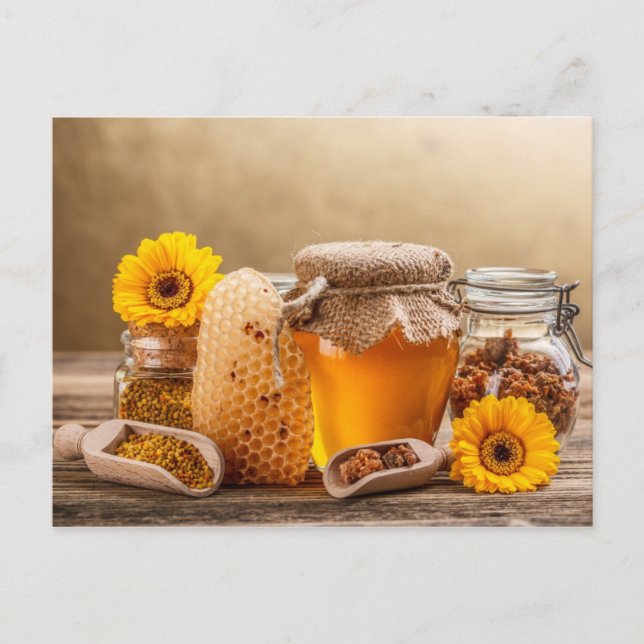 Honey Postkarte (Vorderseite)