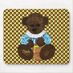 Honey Pot Bear (braun-gelb) Mousepad