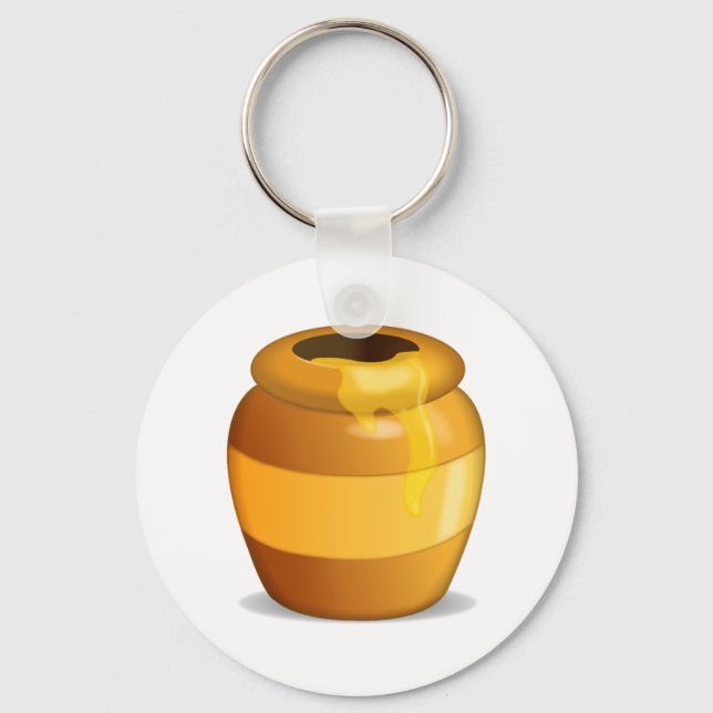 Honey Pot - Emoji Schlüsselanhänger (Vorderseite)