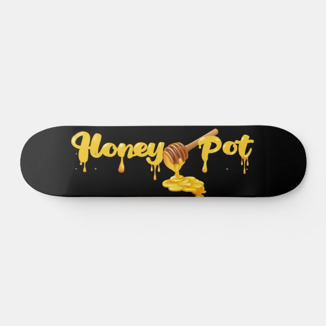 Honey Pot Wall Art Skate Deck Skateboard (Horizontal)
