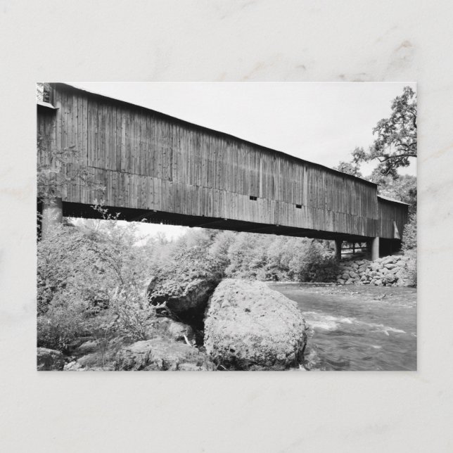 Honey Run Bridge Postkarte (Vorderseite)