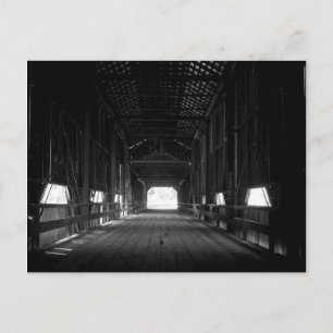 Honey Run Cover Bridge Chico California Postkarte