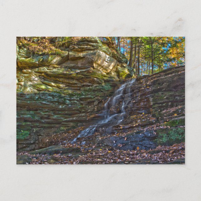 Honey Run Falls, Ohio Postkarte (Vorderseite)