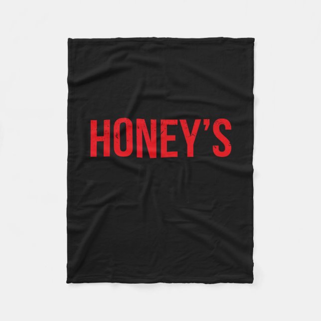 Honey’s Favorite Grandkid Humor For Kids Teens Fam Fleecedecke (Vorderseite)