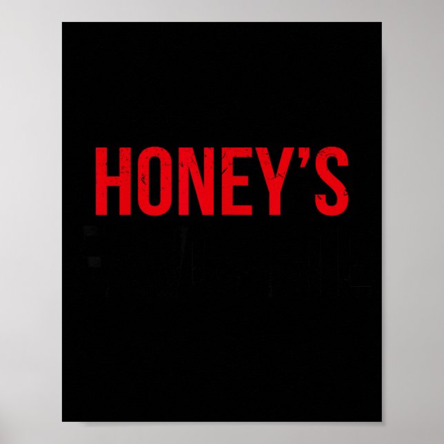 Honey’s Favorite Grandkid Humor For Kids Teens Fam Poster (Vorne)