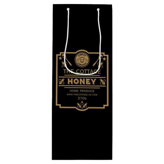 Honey Seller Geschenktüte Für Weinflaschen (Vorderseite)
