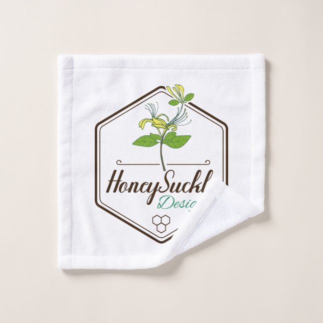 Honey Suckle Design Handtuch Waschlappen (Waschlappen)
