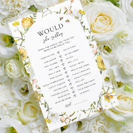 Honey Theme Brautparty würde sie eher spielen