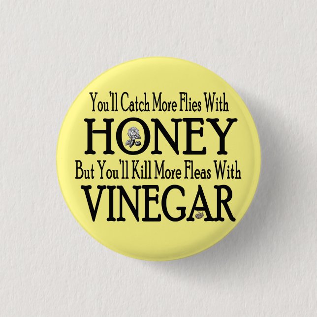 Honey & Vinegar Button (Vorderseite)