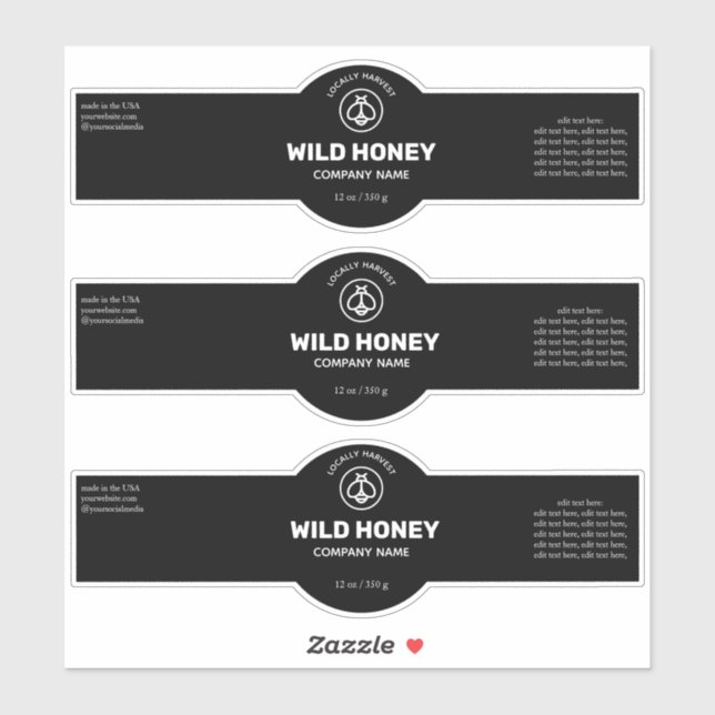 Honey Vinyl Black Label (Blatt)