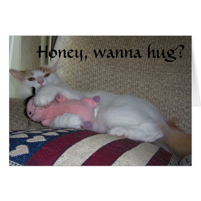 HONEY, WANNA HUG? ODER ETWAS ANDERES? (Vorderseite (Horizontal))