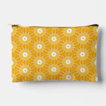 Honey Yellow Fuchsia Geometric Pattern