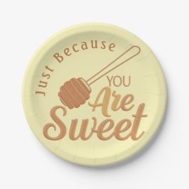 Honey Yellow Rustic Charm Party Pappteller