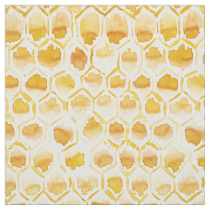 HONEY ZUHAUSE Golden Beehive Honeycomb Stoff