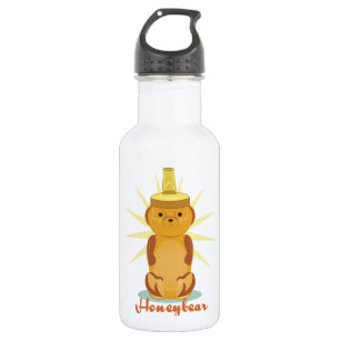 Honeybear Glas Trinkflasche