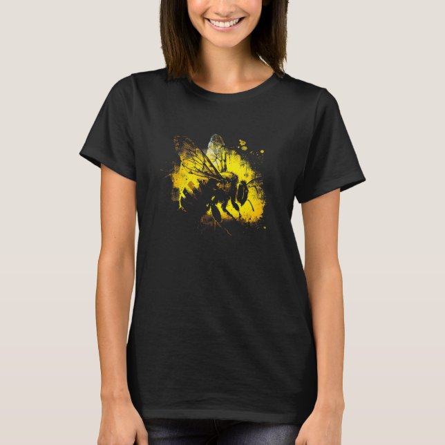 Honeybee and bumble bee for American hive beekeepe T-Shirt (Vorderseite)