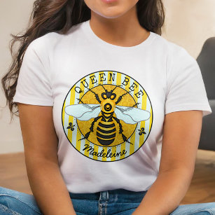 Honeybee Bumblebee Queen Bee Honey   PERSONALISIER T-Shirt