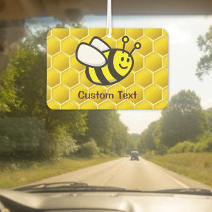 Honeybee Cartoon Air Freshener Autolufterfrischer