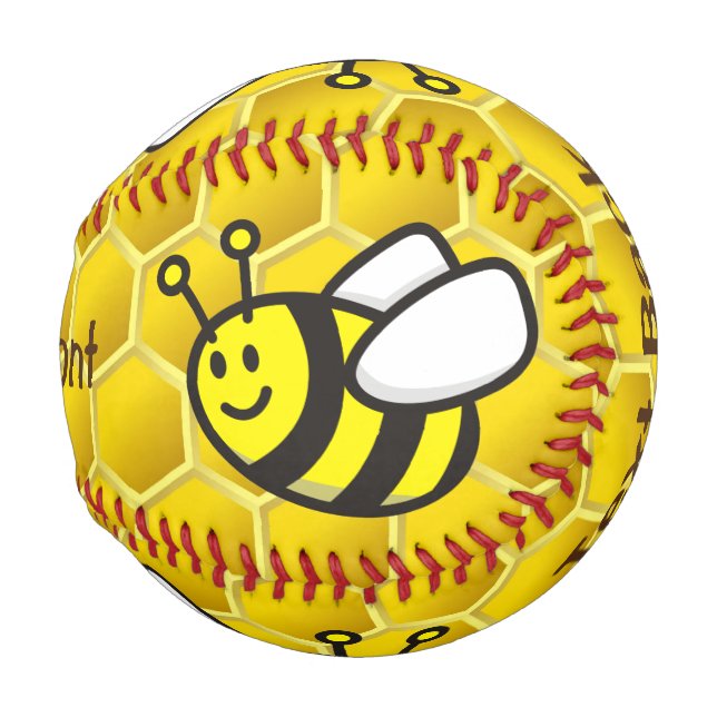 Honeybee-Cartoon Baseball (Vorne Rechts)
