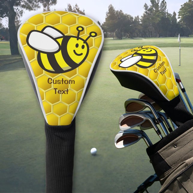 Honeybee-Cartoon Golf Headcover (Von Creator hochgeladen)