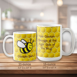Honeybee-Cartoon Kaffeetasse