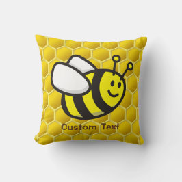 Honeybee-Cartoon Kissen