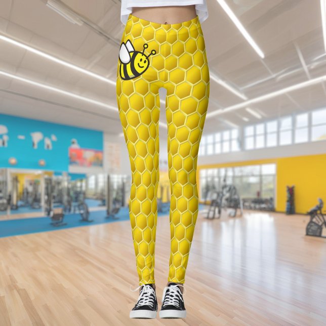 Honeybee-Cartoon Leggings (Von Creator hochgeladen)