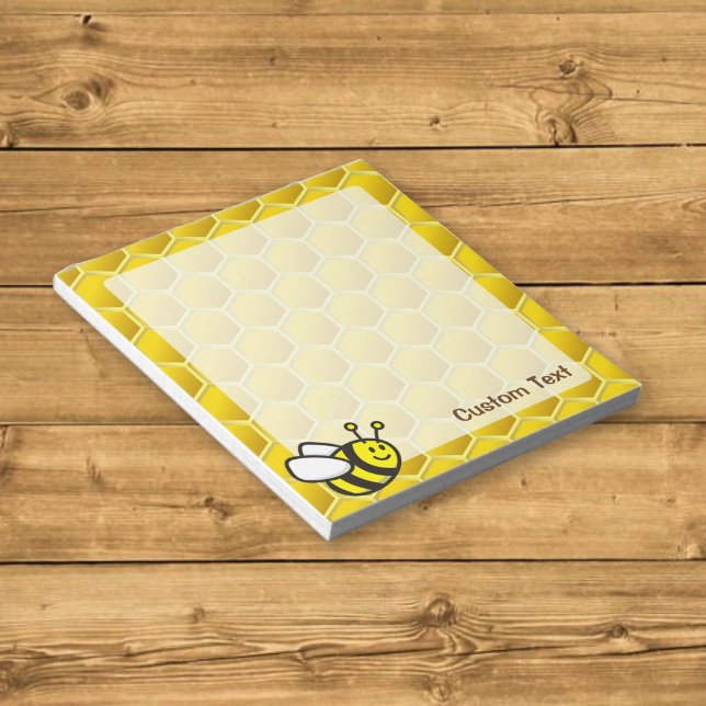 Honeybee-Cartoon Notizblock (Von Creator hochgeladen)