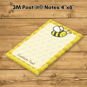 Honeybee-Cartoon Post-it Klebezettel