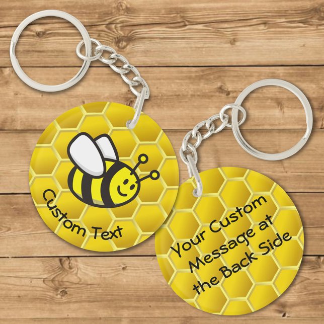 Honeybee Cartoon Schlüsselanhänger (Von Creator hochgeladen)