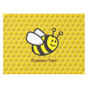 Honeybee-Cartoon Tischdecke