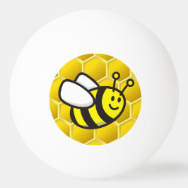 Honeybee-Cartoon Tischtennisball