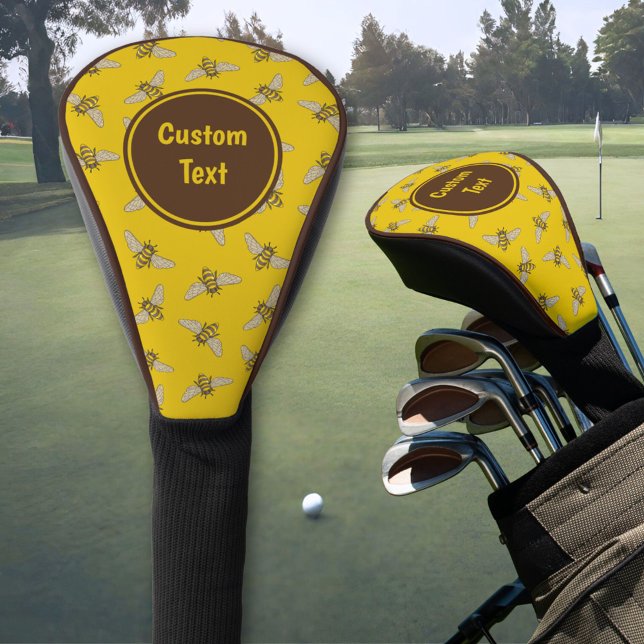 Honeybee Pattern Golf Headcover (Von Creator hochgeladen)