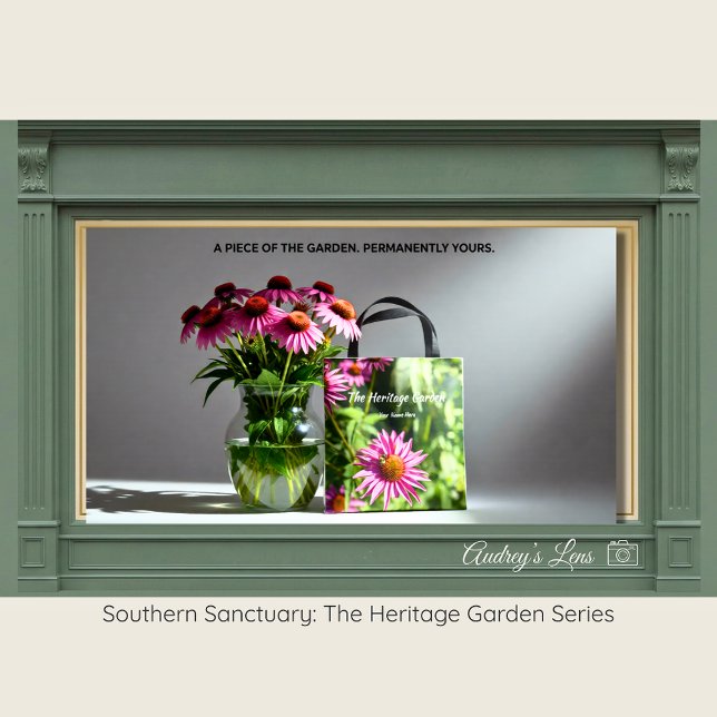 Honeybee & Pink Coneflower Eco-Friendly Tote (Von Creator hochgeladen)