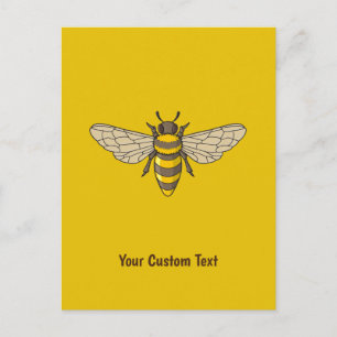 Honeybee Postcard Postkarte