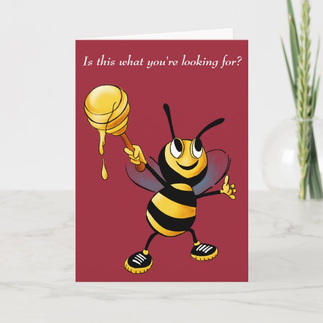 Honeybee Rosh HaShana Card Feiertagskarte (Vorderseite)