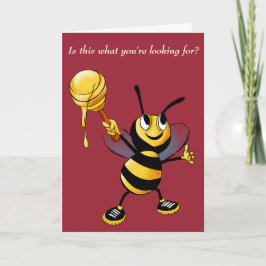 Honeybee Rosh HaShana Card Feiertagskarte
