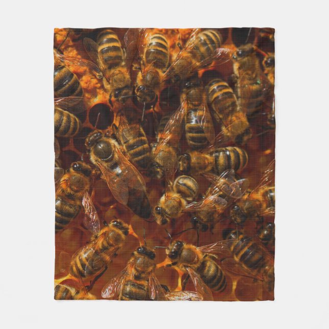 HONEYBEES 7 FLEECEDECKE (Vorderseite)