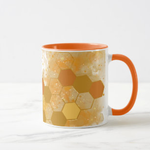 Honeycomb Alcohol Ink Tasse