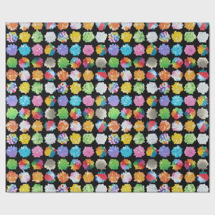 Honeycomb Beachballs Geschenkpapier