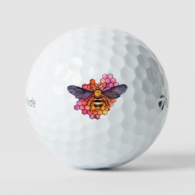 Honeycomb Bee Golfball (Vorderseite)
