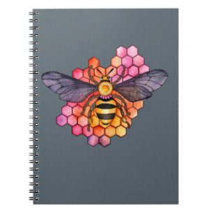 Honeycomb Bee Notizblock
