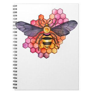 Honeycomb Bee Notizblock