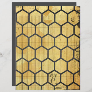 Honeycomb Bee Scrapbook Paper