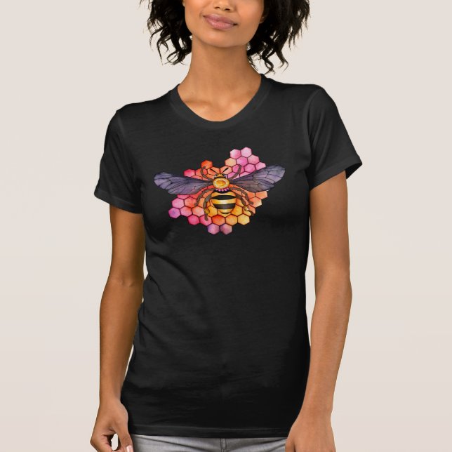 Honeycomb Bee T-Shirt (Vorderseite)